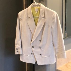 Anthropologie Cotton and Linen Blazer